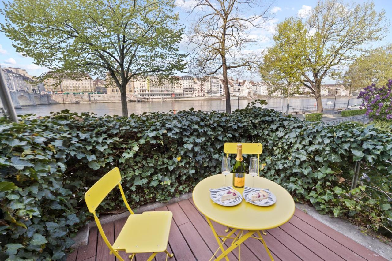 NEU I Einzigartige Wohnung I Terrasse am Rhein I NETFLIX I Apple TV Basel Exterior foto